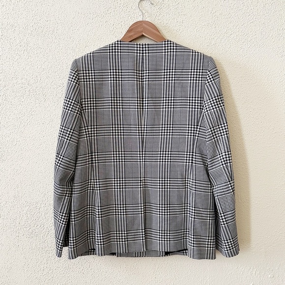 Club Monaco Double Breasted Plaid Blazer 8 - Picture 4 of 4